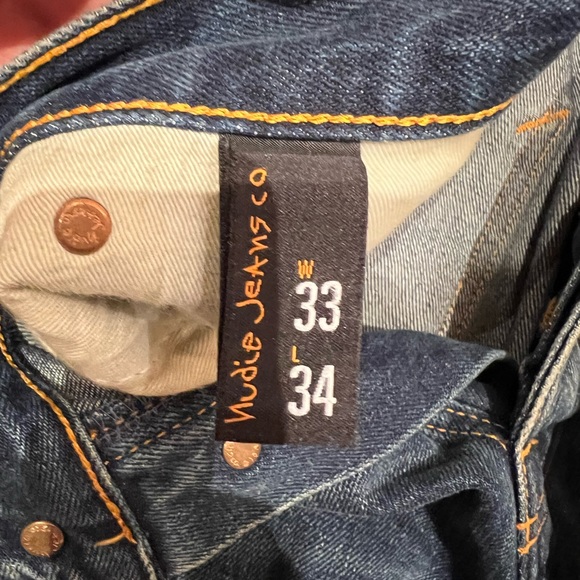 Nudie jeans. W33xL34. Button fly - Picture 5 of 14
